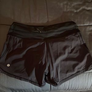 Gently worn  Lululemon athletic running shorts